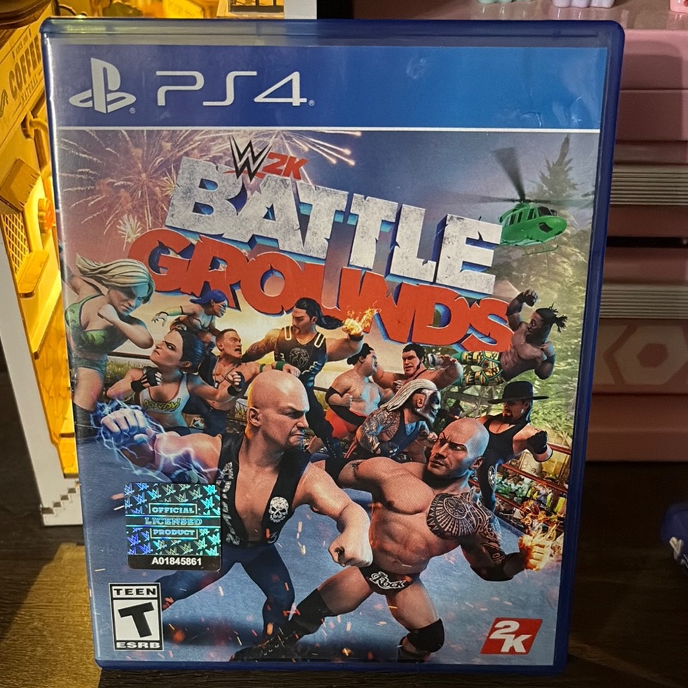 WWE Battlegrounds for PS4 - Blue Case